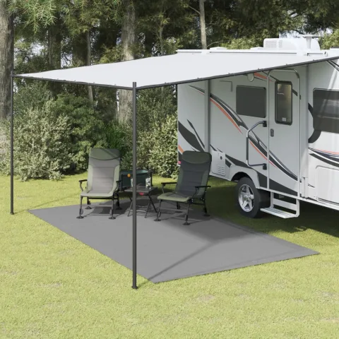 vidaXL Covor pentru cort, antracit, 4,5x2,5 m