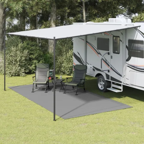 vidaXL Covor pentru cort, antracit, 5x2,5 m