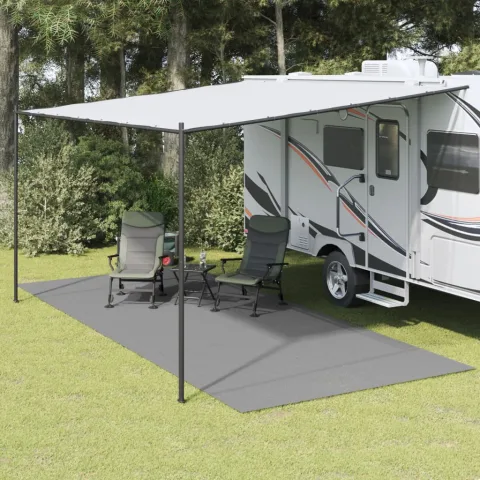 vidaXL Covor pentru cort, antracit, 6x2,5 m