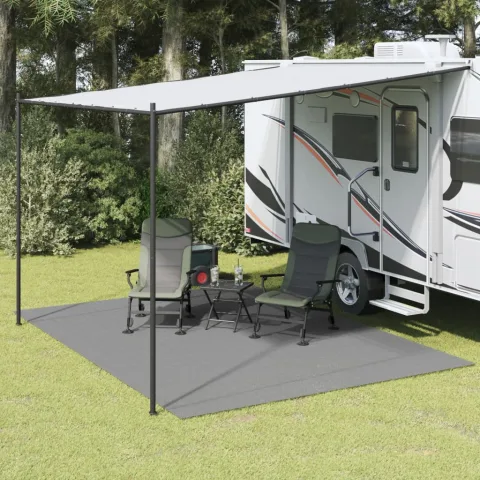 vidaXL Covor pentru cort, antracit, 4x3 m