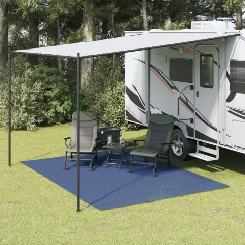 vidaXL Covor pentru cort, albastru, 3,5x2,5 m