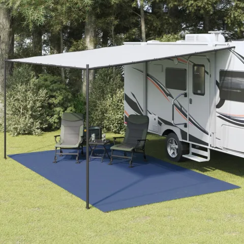 vidaXL Covor pentru cort, albastru, 5x3 m