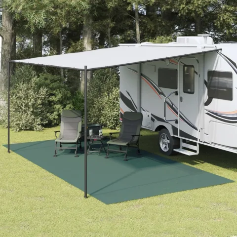 vidaXL Covor pentru cort, verde, 6x3 m