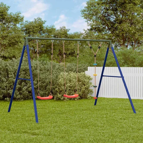 vidaXL Set leagăn de exterior, cu leagăne și leagăn cu disc