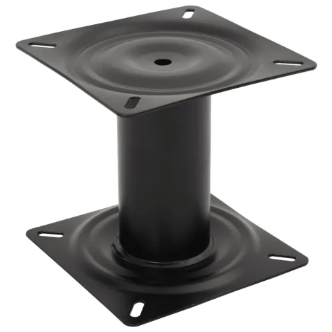 vidaXL Piedestal pentru scaun de barcă, negru, 18 cm, oțel