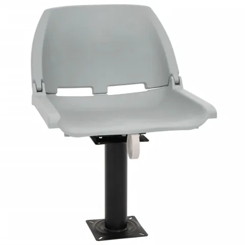 vidaXL Scaun barcă, cu piedestal pivotant la 360°