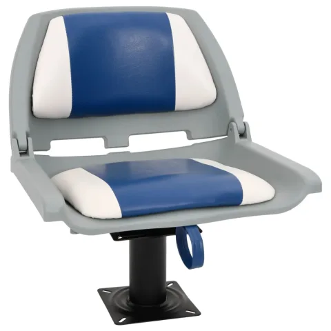 vidaXL Scaun barcă, cu piedestal pivotant la 360°