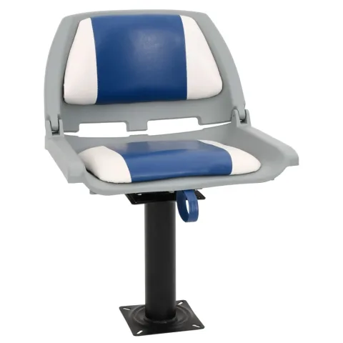 vidaXL Scaun barcă, cu piedestal pivotant la 360°