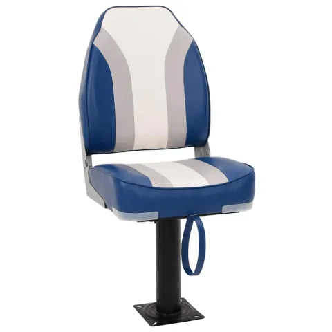 vidaXL Scaun barcă, cu piedestal pivotant la 360°
