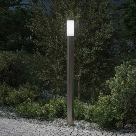 vidaXL Stâlp luminos 110 cm oțel inoxidabil IP44