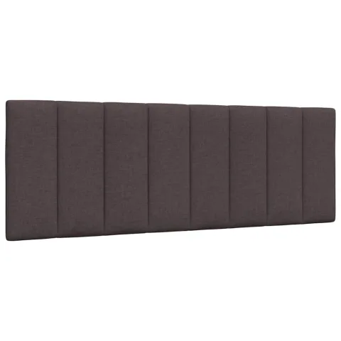 vidaXL Pernă pentru tăblie de pat, Hanko, maro închis, 120 cm, material textil