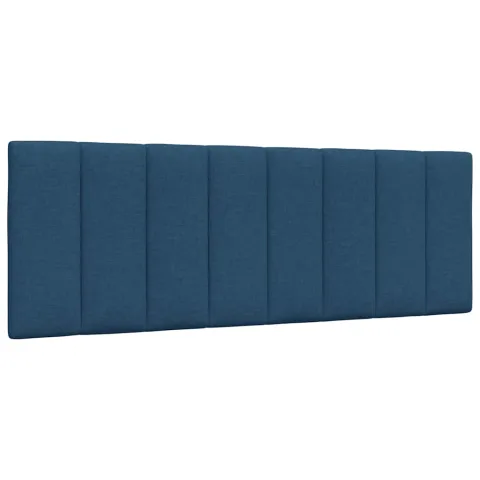 vidaXL Pernă pentru tăblie de pat, Hanko, albastru, 120 cm, material textil