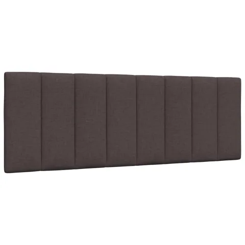 vidaXL Pernă pentru tăblie de pat, Hanko, maro închis, 140 cm, material textil