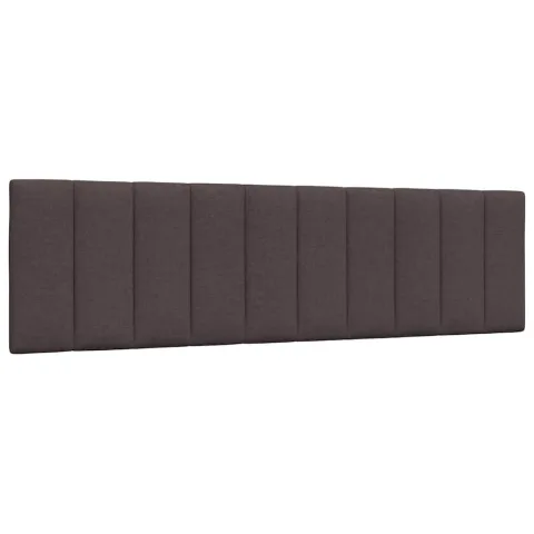 vidaXL Pernă pentru tăblie de pat, Hanko, maro închis, 180 cm, material textil