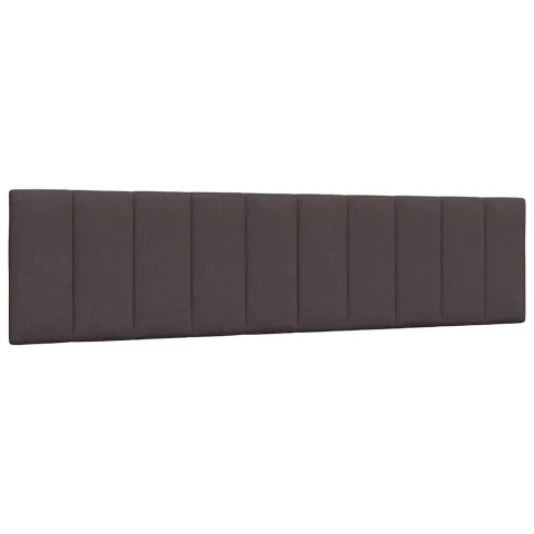 vidaXL Pernă pentru tăblie de pat, Hanko, maro închis, 200 cm, material textil