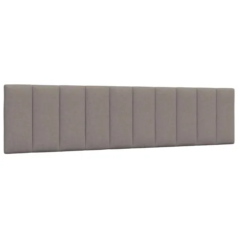 vidaXL Pernă pentru tăblie de pat, Hanko, gri taupe, 200 cm, material textil