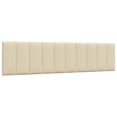 vidaXL Pernă pentru tăblie de pat, Hanko, crem, 200 cm, material textil