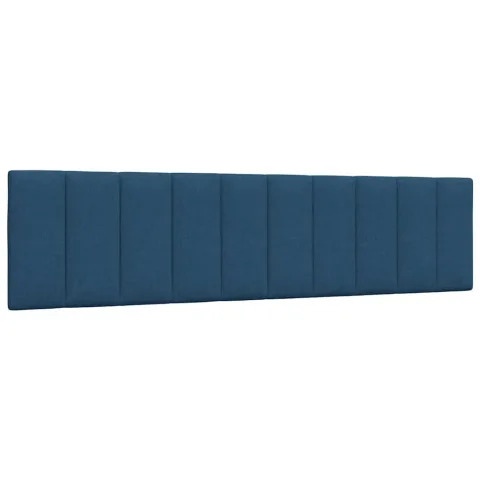 vidaXL Pernă pentru tăblie de pat, Hanko, albastru, 200 cm, material textil