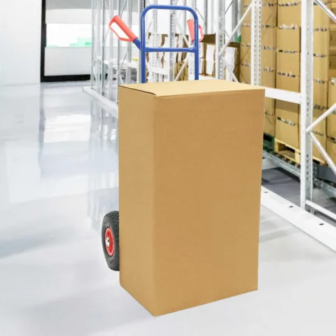 vidaXL Troler extensibil Albastru și roșu 49,5 x 53 x 114 cm Oțel