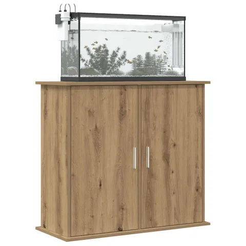 vidaXL Suport pentru acvariu, stejar artizanal, 81x36x73 cm, lemn stratificat