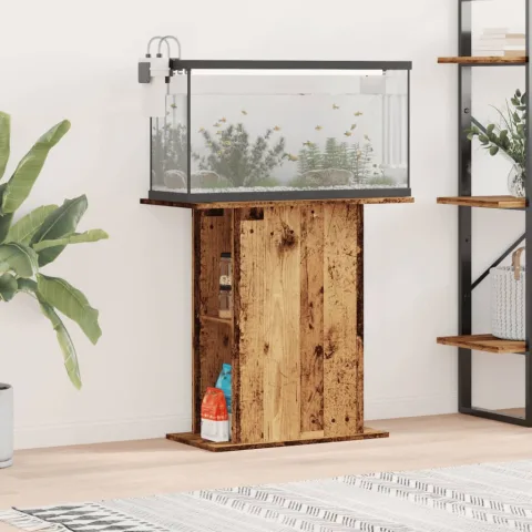 vidaXL Suport pentru acvariu, lemn vechi, 36x75x72,5 cm, lemn stratificat