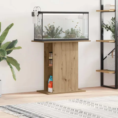 vidaXL Suport pentru acvariu, stejar artizanal, 36x75x72,5 cm, lemn stratificat