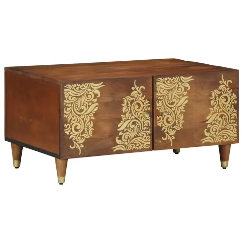 vidaXL Masă de cafea Maro miere 80 x 50 x 40 cm Lemn de mango solid