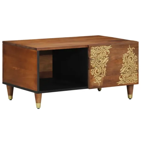 vidaXL Masă de cafea Maro miere 80 x 50 x 40 cm Lemn de mango solid