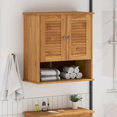 vidaXL Dulap de Baie VIGO Maro și Maro Miere 67,5 x 34 x 71,5 cm