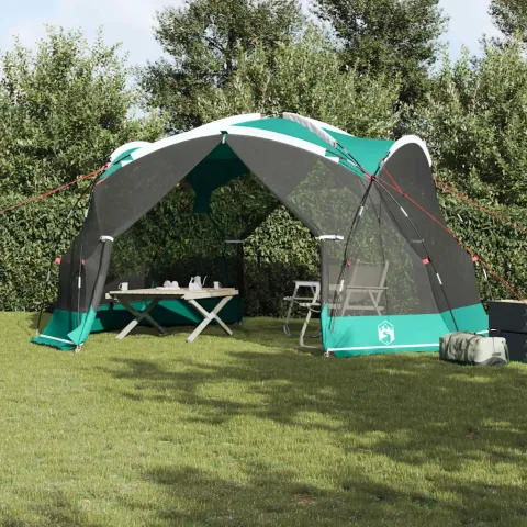 vidaXL Cort cu plasă de țânțari Verde Mării 434 x 434 x 230 cm