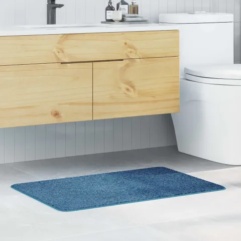 vidaXL Covoare de baie anti-derapante albastru 60 x 90 cm PP