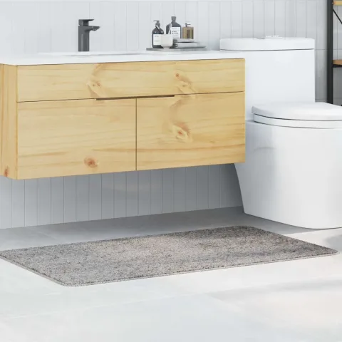 vidaXL Covoare de baie anti-derapante Gri 70 x 120 cm PP
