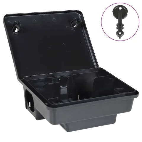 vidaXL Capcane pentru șoareci 4 buc Negru 23x19x9,5 cm