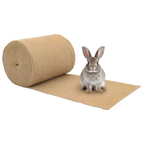 vidaXL Covoraș din iută pentru rozătoare 0,5x25 m 5 mm