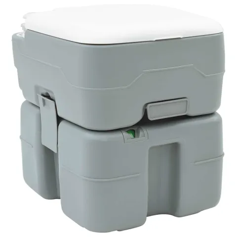 vidaXL Toaletă de camping Gri 41,5 x 36,5 x 42 cm