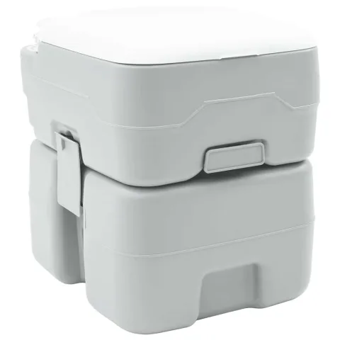 vidaXL Toaletă de camping Gri 41,5 x 36,5 x 42 cm