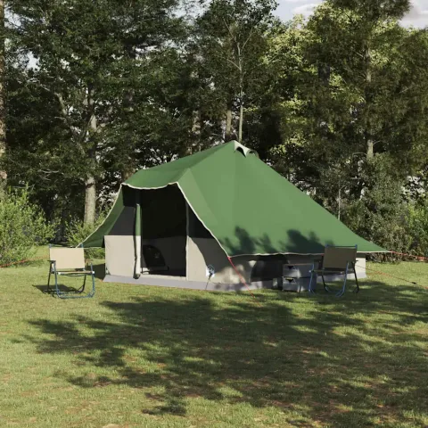 vidaXL Cort Tipi 8 persoană Verde tafta