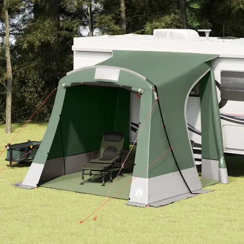vidaXL Cort pentru hayon 285 x 255 x 245 cm Verde tafta