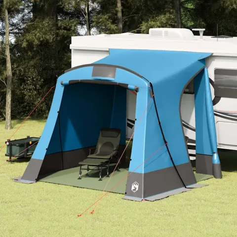 vidaXL Cort pentru hayon persoană 285 x 255 x 245 cm albastru tafta