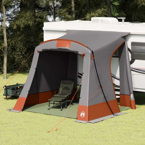 vidaXL Cort pentru hayon persoană 285 x 255 x 245 cm Gri și Portocalie