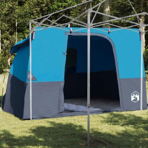 vidaXL Cort interior cu acoperiș albastru 280 x 220 x 176 cm tafta