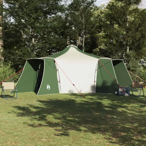 vidaXL Cort Tipi 8 persoană Verde tafta