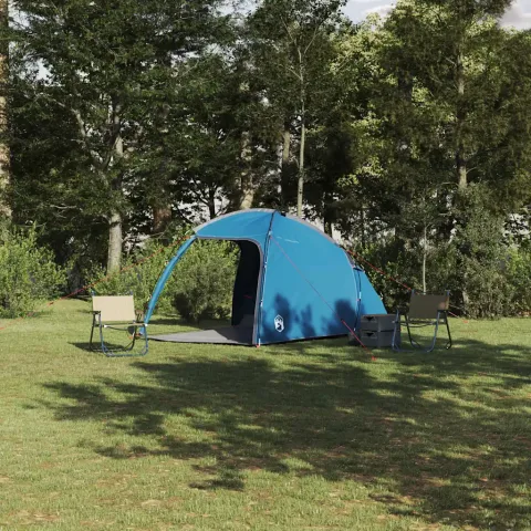 vidaXL Tent Cabină 2 persoană albastru tafta