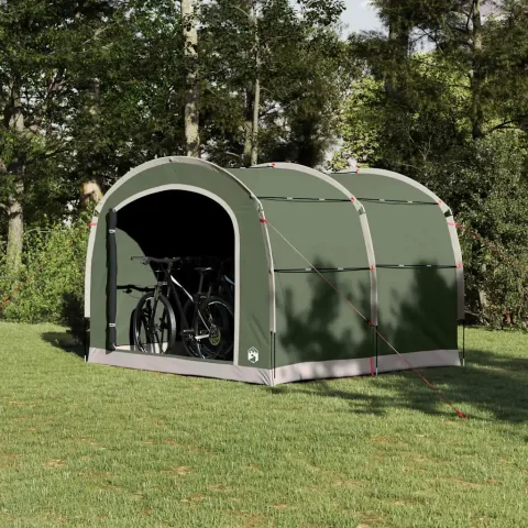 vidaXL Cort 268 x 240 x 191 cm Rezistent la apă Verde Poliester