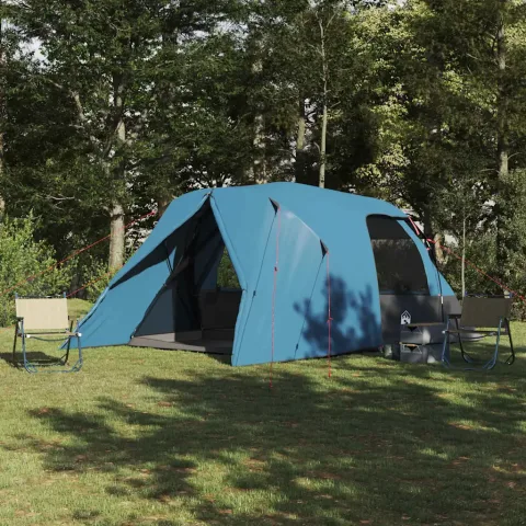 vidaXL Cort Dome 6-Persoane cu acoperiș albastru 500 x 314 x 206 cm