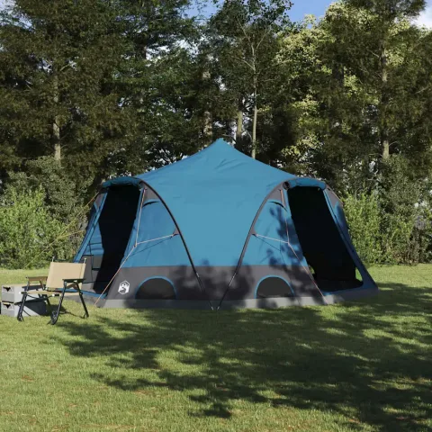 vidaXL Cort cu dome pentru 4 persoane 4 persoană albastru