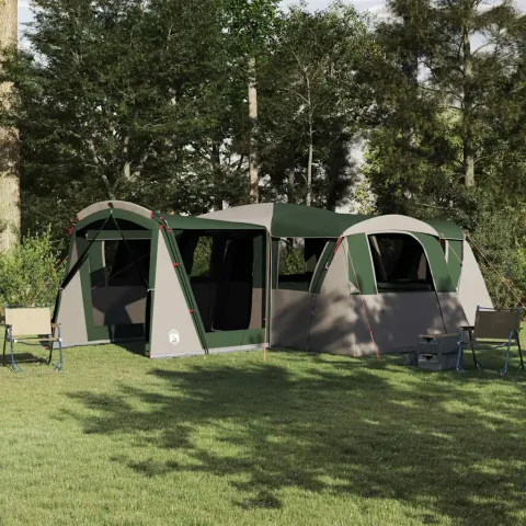 vidaXL Familia Corturilor 20-Persoana 20 persoană Verde și alb