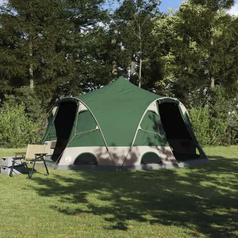 vidaXL Cort cu dome pentru 4 persoane 4 persoană Verde