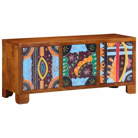vidaXL Bancă pentru pantofi cu depozitare Maro miere 100 x 35 x 45 cm