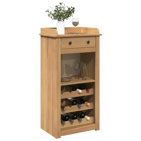 vidaXL Dulap de vinuri PANAMA, 57x40x111,5 cm, lemn masiv de pin